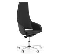 CAPTAIN/A Кресло для руководителя черная кожа