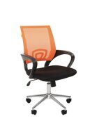 Офисное кресло Chairman 696 Россия TW оранжевый хром new.