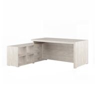 Solid Стол письменный на опорной тумбе дуб шамони светлый 175x174x75 SOL29711002