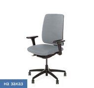 DION Кресло, синх, 1D, черн СЕРЫЙ/ЧЕРНЫЙ