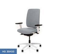 DION W Кресло, синх, 1D, бел СЕРЫЙ/БЕЛЫЙ