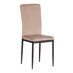 Стул VERTER (mod.37-1) металл, вельвет, 47,8х41,5х97см, Beige (бежевый) HLR8/черный