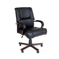 Chair B Chair B / Кресло Chair B 64x67x110 чёрный / тёмный орех