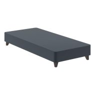 Кровать Бокс спринг с темными опорами BSD 920 серый 2000х900х200 MUAR